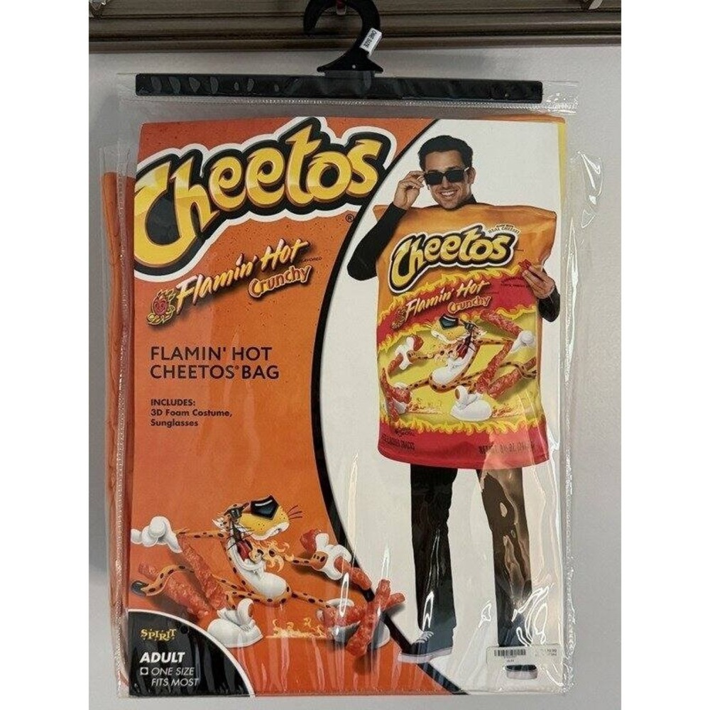 Spirit Adult Flamin' Hot Crunchy Cheetos 3D Foam Costume One Piece One Size Fits